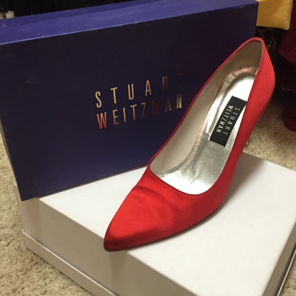 Stuart Weitzman Red Pumps - Picture 2 of 7